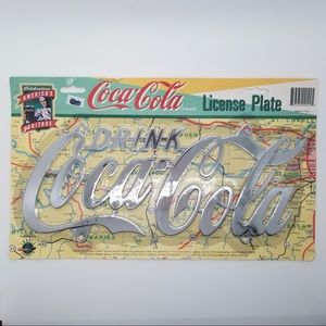 Vintage Coca Cola license plate
